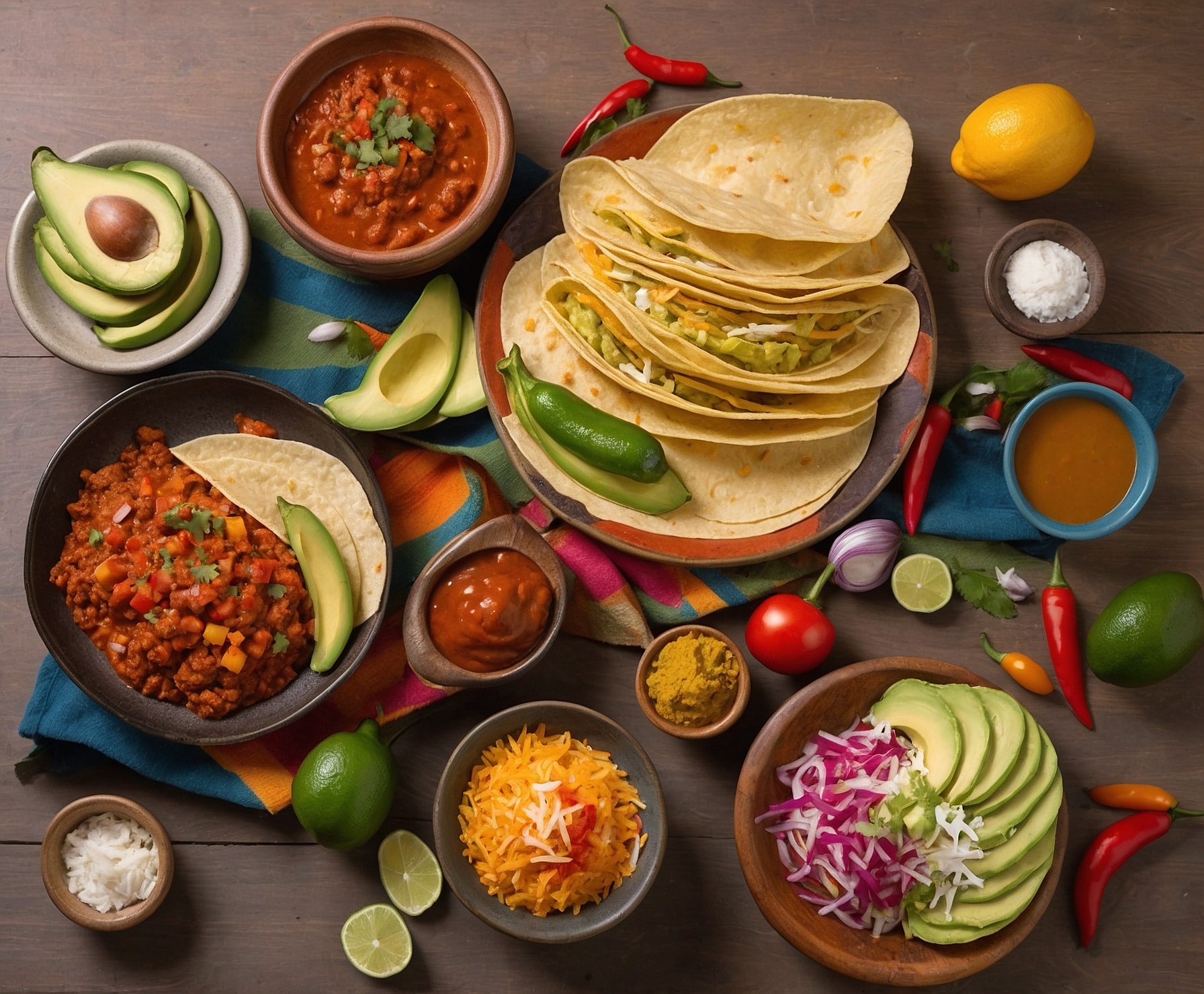 Taco auténtico lleno de sabor y tradición mexicana
