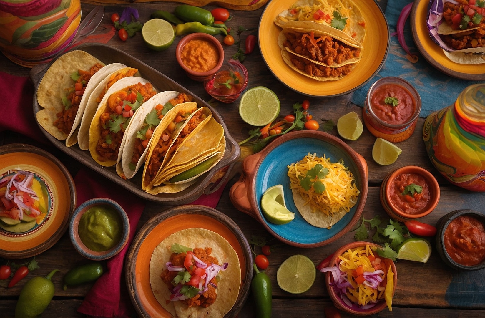 Fiesta de sabor mexicana auténtica.