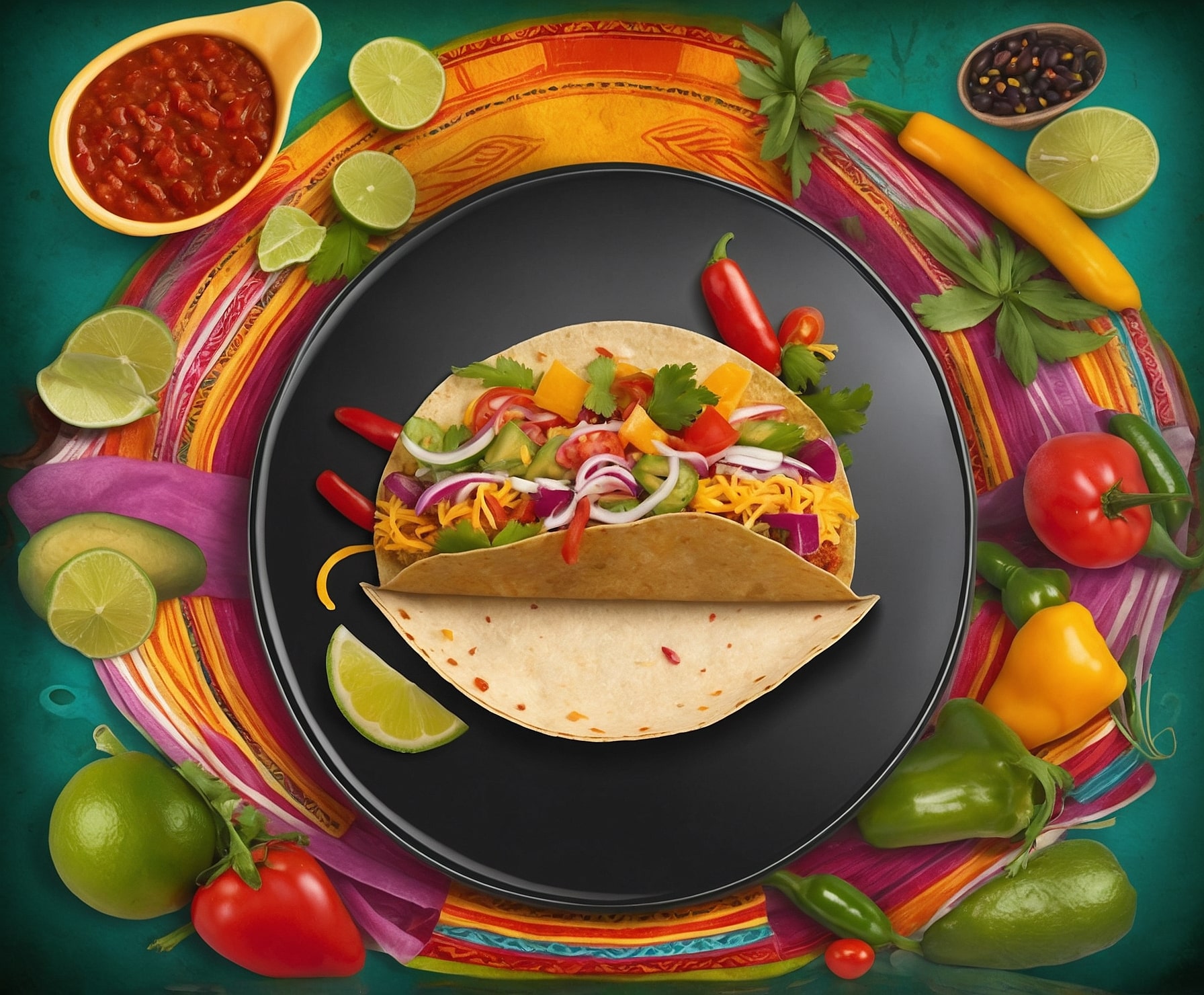 Deliciosos tacos fusión mexicanos